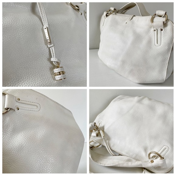 ❤️SOLD❤️Celine white bittersweet pebbled leather shoulder bag - Picture 2 of 11